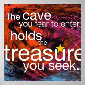 Joseph Campbell Zitat Poster