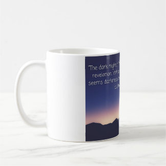 Joseph Campbell zitiert düstere Nacht des Souls Kaffeetasse