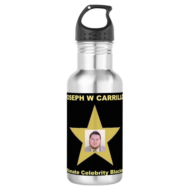 Joseph Carrillo - entscheidender Edelstahlflasche (Vorderseite)