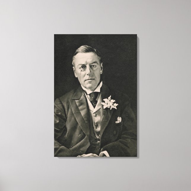 Joseph Chamberlain Leinwanddruck (Vorderseite)