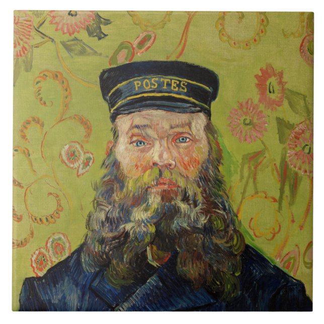 Joseph-Étienne Roulin (von Vincent van Gogh) Fliese (Vorderseite)