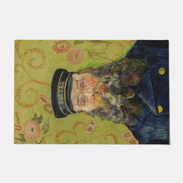Joseph-Étienne Roulin (von Vincent van Gogh) Fußmatte (Vorderseite)