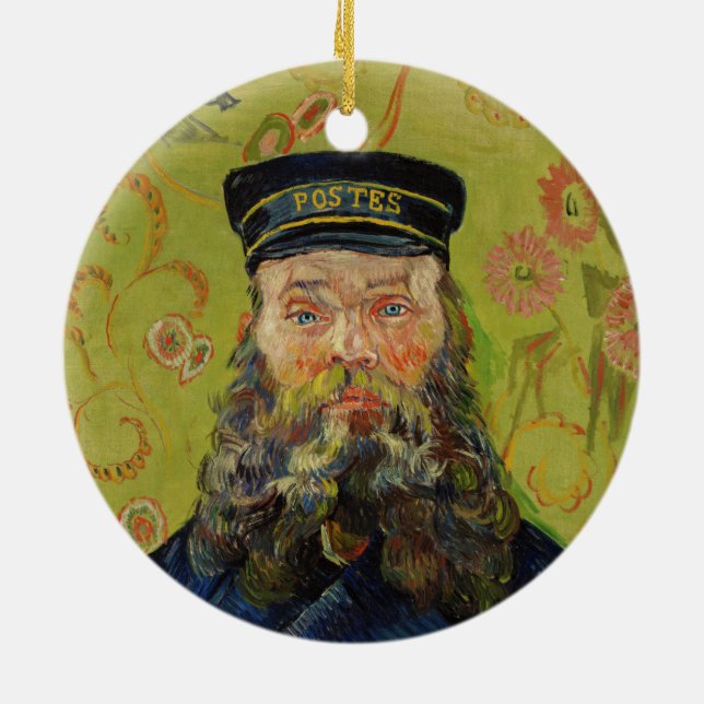Joseph-Étienne Roulin (von Vincent van Gogh) Keramik Ornament (Hinten)