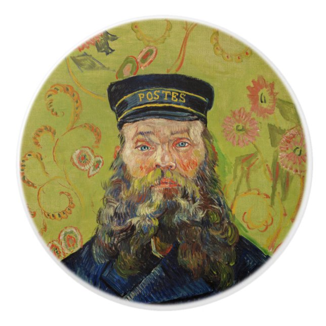 Joseph-Étienne Roulin (von Vincent van Gogh) Keramikknauf (Vorderseite)
