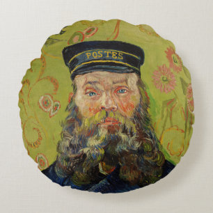 Joseph-Étienne Roulin (von Vincent van Gogh) Rundes Kissen