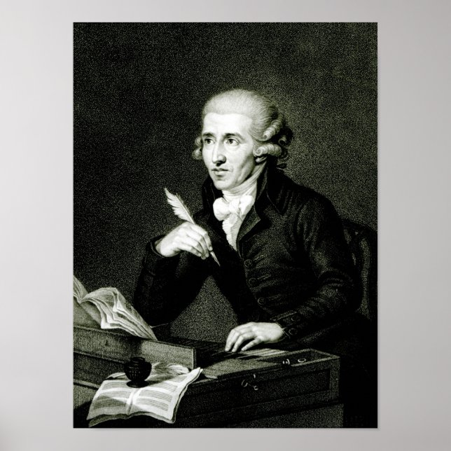 Joseph Haydn c.1770 Poster (Vorne)