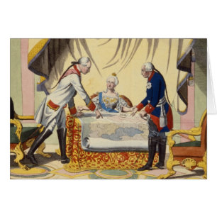 Joseph II, Katharina die Große und Frederick II
