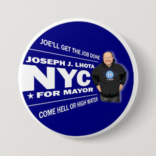 Joseph J. Lhota für NYC Bürgermeister 2013 Button