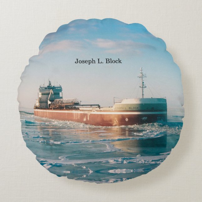 Joseph L. Block coussin rond (Devant)