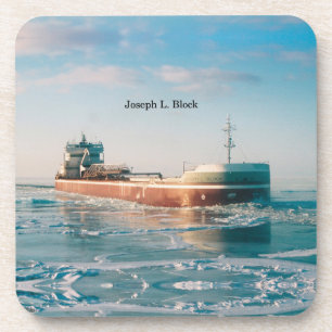 Joseph L. Ensemble de blocs de 6 dessous de verre 