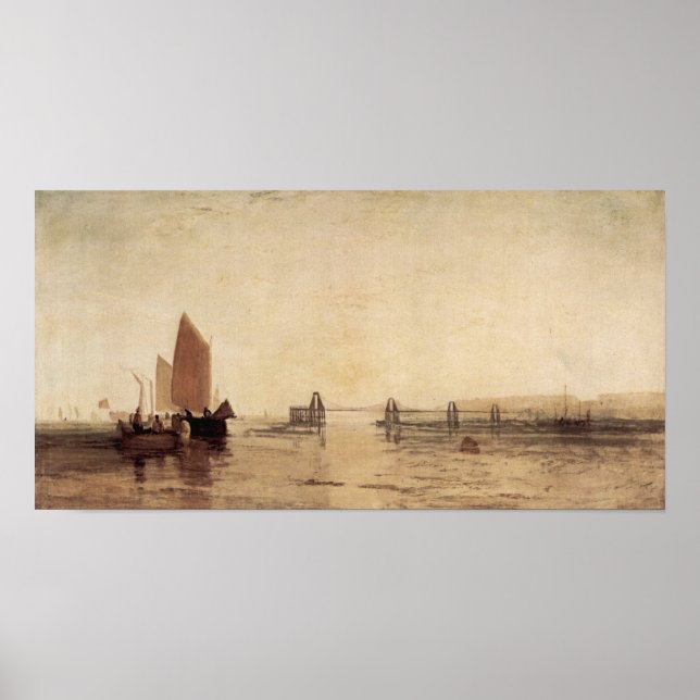Joseph Mallord Turner - Kettenpier, Brighton Poster (Vorne)