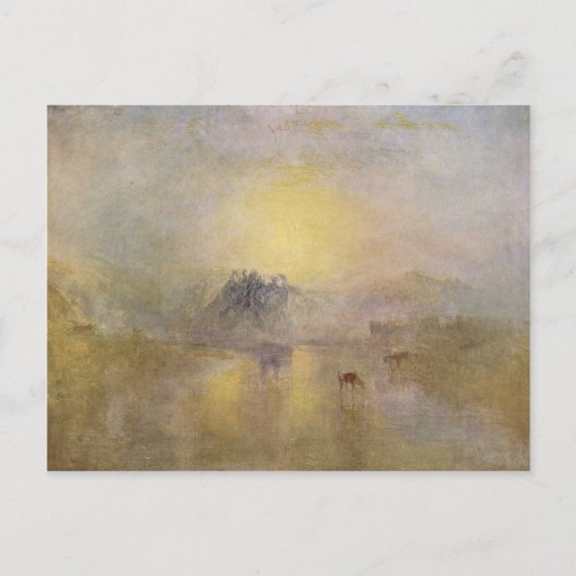 Joseph Mallord Turner - Norham Castle Postkarte (Vorderseite)