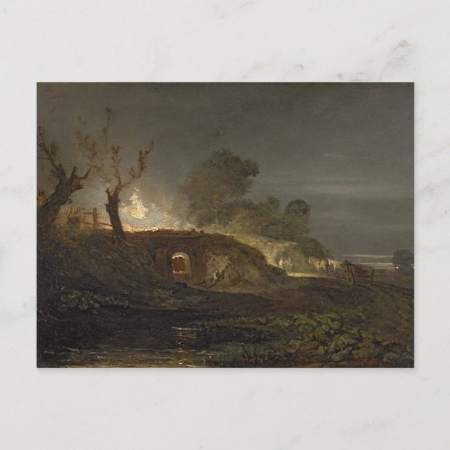Joseph Mallord William Turner A Lime Kg at Coa Postkarte (Vorderseite)