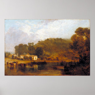 Joseph Mallord William Turner Cliveden über die Th Poster