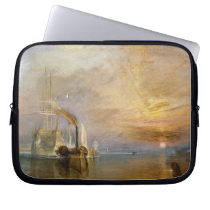 Joseph Mallord William Turner das kämpfende Laptopschutzhülle