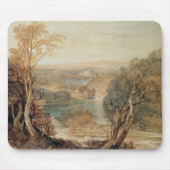Joseph Mallord William Turner | der Fluss Wharfe Mousepad (Vorne)