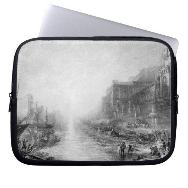 Joseph Mallord William Turner | die Einschiffung Laptopschutzhülle (Vorderseite)