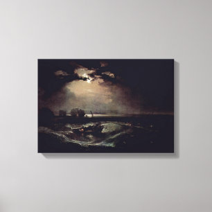 Joseph Mallord William Turner - Fischer in Meer Leinwanddruck