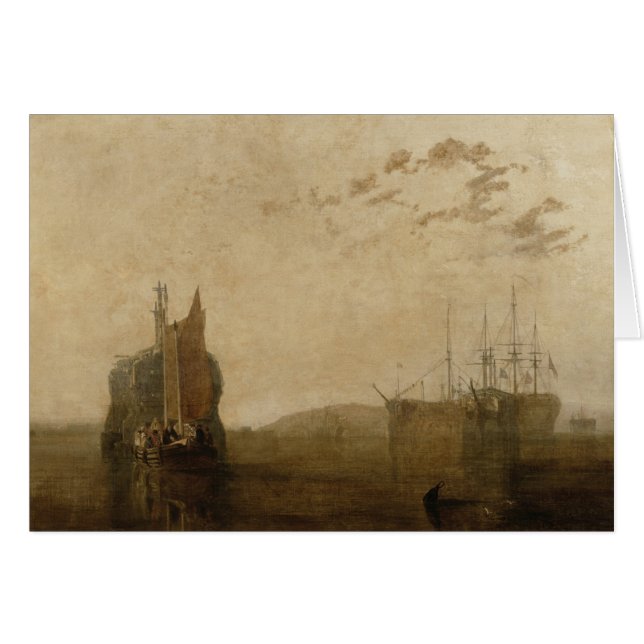 Joseph Mallord William Turner | Hulks auf dem Tama (Vorderseite (Horizontal))