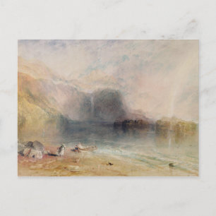 Joseph Mallord William Turner   Keswick Lake, Cumb Postkarte