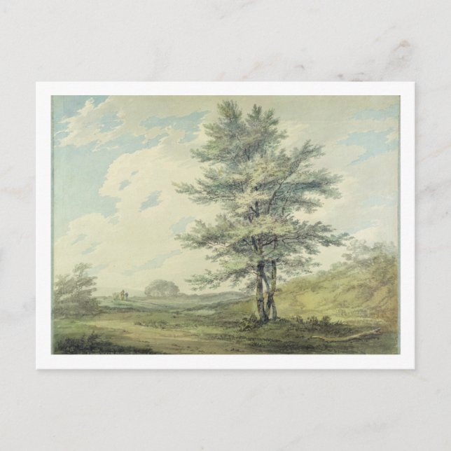 Joseph Mallord William Turner | Landschaft mit Tre Postkarte (Vorderseite)