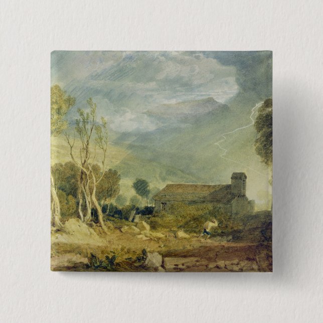 Joseph Mallord William Turner | Patterdale Old Chu Button (Vorderseite)
