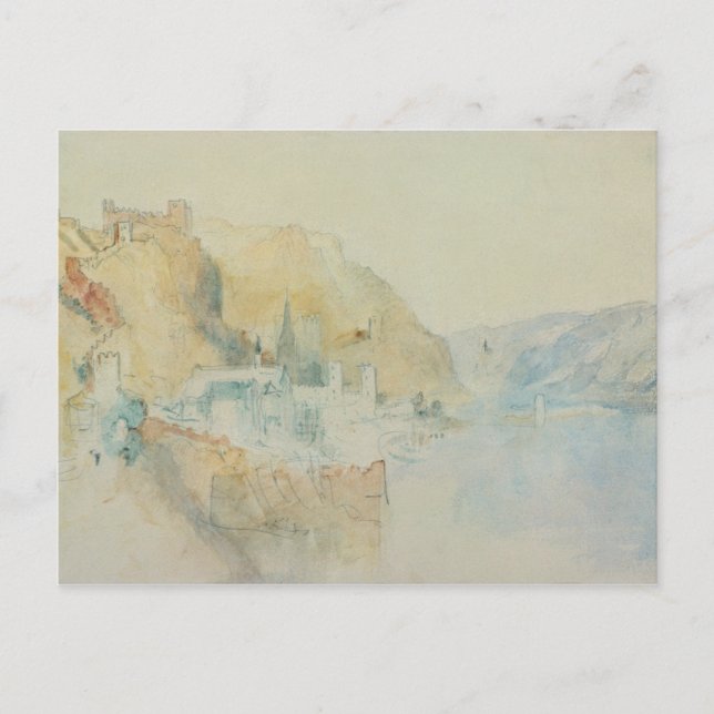 Joseph Mallord William Turner | Rhein Postkarte (Vorderseite)