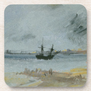 Joseph Mallord William Turner Schiff Aground, Bri Getränkeuntersetzer