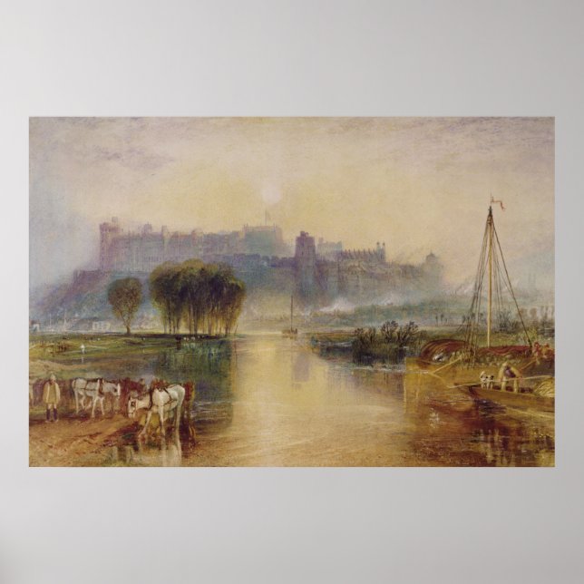 Joseph Mallord William Turner | Schloss Windsor Poster (Vorne)
