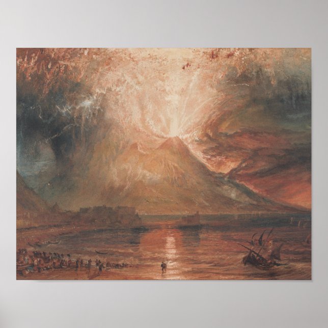 Joseph Mallord William Turner - Vesuvius Poster (Vorne)