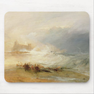 Joseph Mallord William Turner  Waggers - Küste o Mousepad