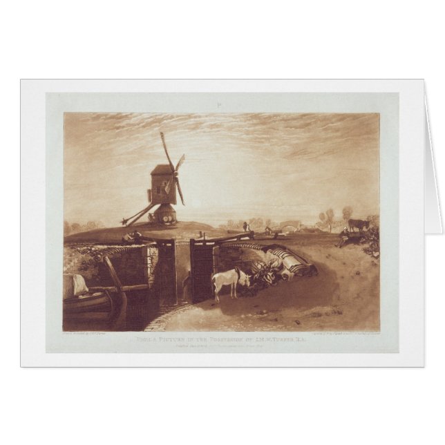 Joseph Mallord William Turner | Windmill and Lock, (Vorderseite (Horizontal))