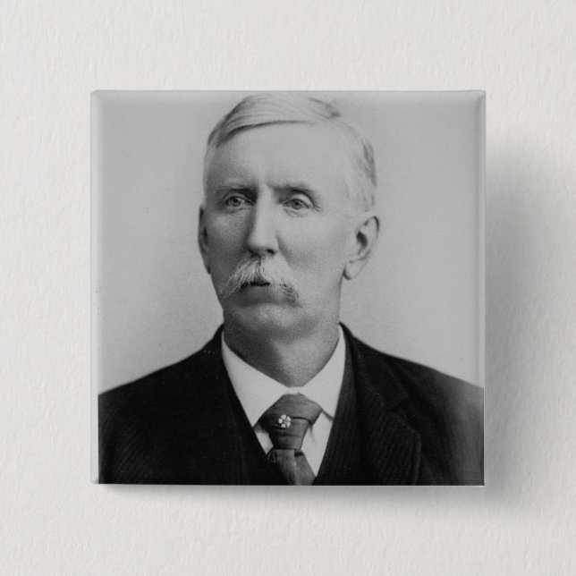 Joseph McCoy (1837-1915) (b/w Foto) Button (Vorderseite)