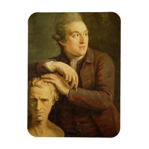 Joseph Nollekens (1737-1823) mit seiner Büste Laur Magnet