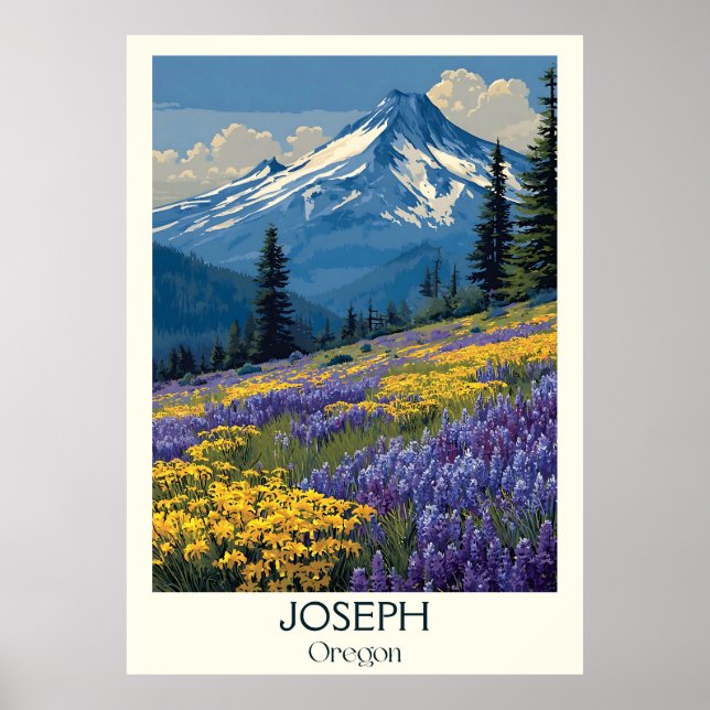 Joseph Oregon Vintager Wallowa Highlights Poster (Vorne)