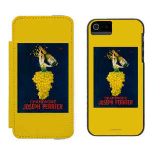 Joseph Perrier Champagner Werbeplakat Incipio Watson™ iPhone 5 Geldbörsen Hülle