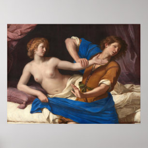 Joseph, Potiphars Ehefrau - Guercino Fine Art Post Poster