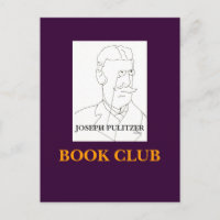 JOSEPH PULITZER, BOOK CLUB - CARTE POSTALE