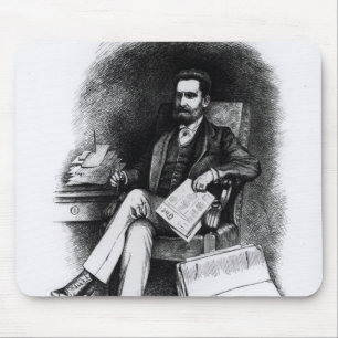 Joseph Pulitzer "von der Kuriosität", 1887 Mousepad