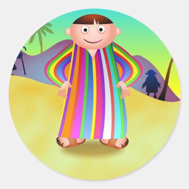 Joseph Runder Aufkleber (Vorderseite)