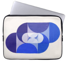 Joseph Schillinger Key Blue. Abstrakt geometrisch