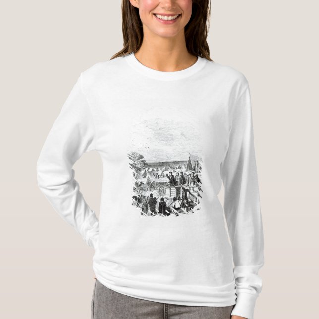 Joseph-Smith, der in der Wildnis predigt T-Shirt (Vorderseite)