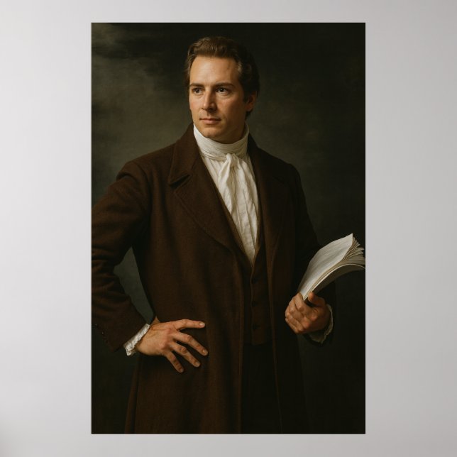 Joseph Smith Fotografic Rendition™ #1 LDS Art Poster (Vorne)