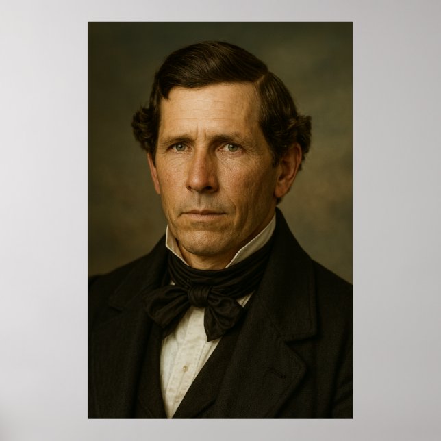 Joseph Smith Fotografic Rendition™ #4 LDS Art Poster (Vorne)