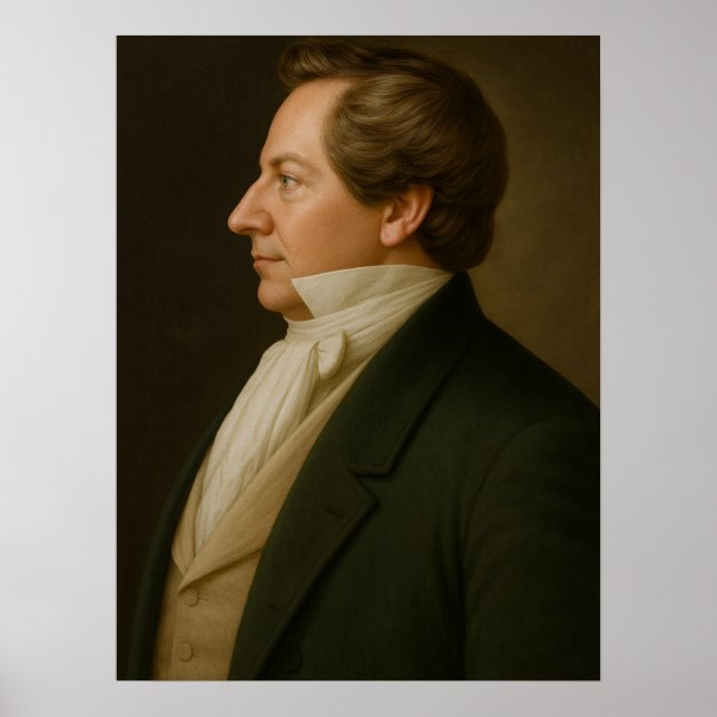 Joseph Smith Fotografic Rendition™ #6 LDS Art Poster (Vorne)