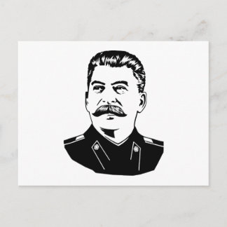 Joseph Stalin Portrait Postkarte