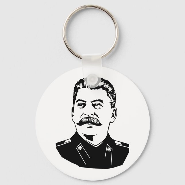 Joseph Stalin Portrait Schlüsselanhänger (Vorderseite)