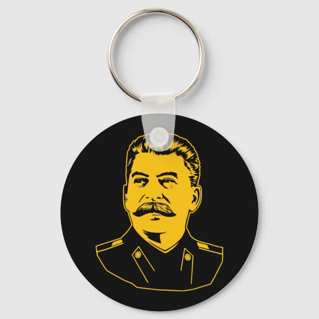 Joseph Stalin Portrait Schlüsselanhänger (Vorderseite)