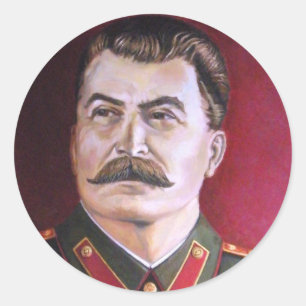 Joseph Stalin Runder Aufkleber