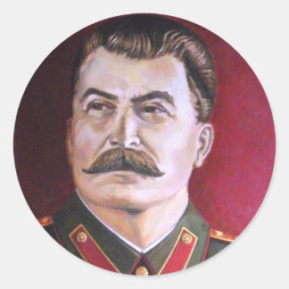 Joseph Stalin Runder Aufkleber